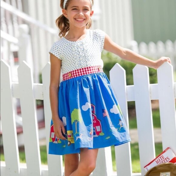 Eleanor Rose Schoolhouse Parade Dress, Size 5-6 years, Good Used Condition GUC - Picture 1 of 12